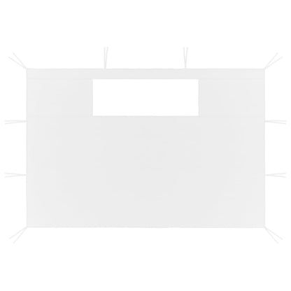Gazebo Sidewalls with Windows 2 pcs White