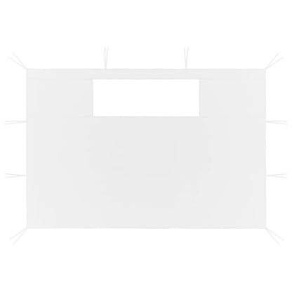 Gazebo Sidewalls with Windows 2 pcs White