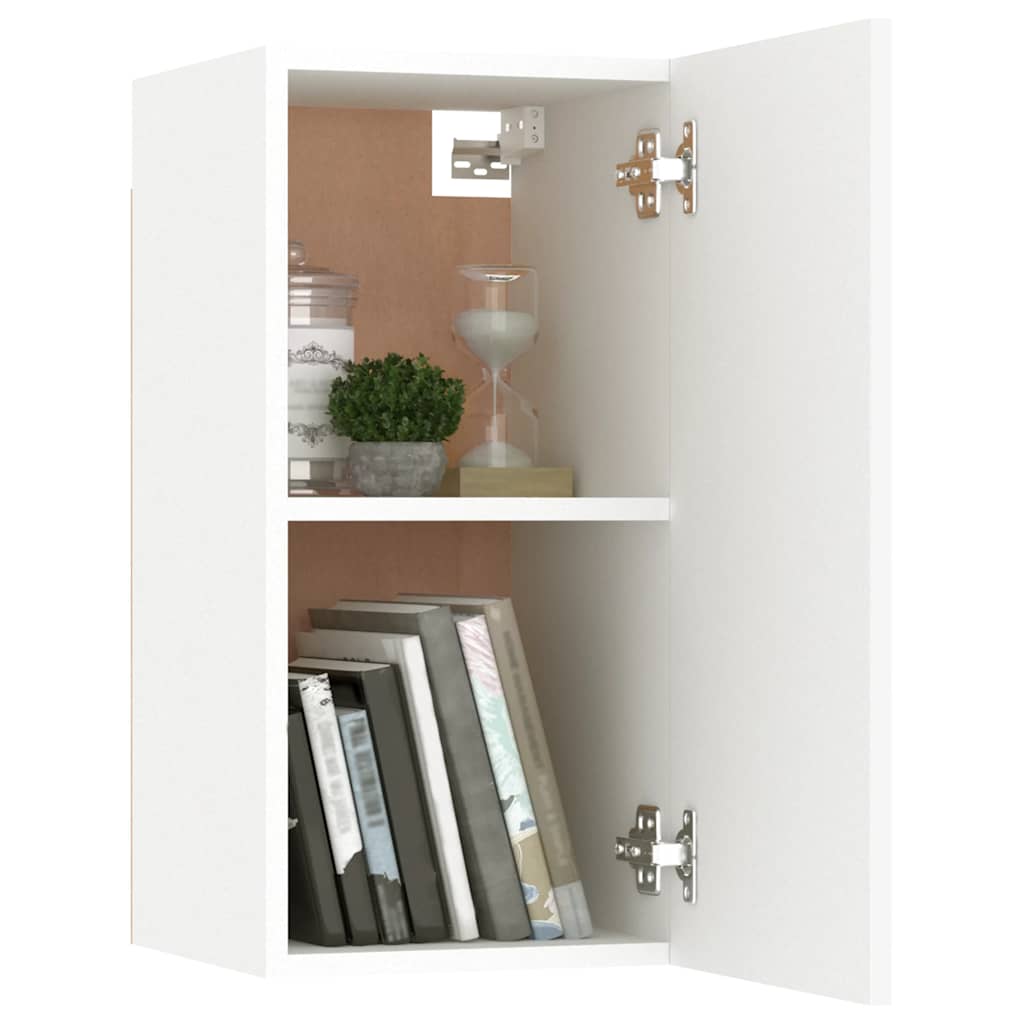 TV Cabinet White 30.5x30x60 cm Engineered Wood