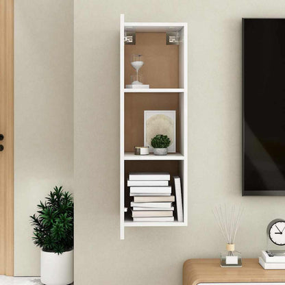 803344 vidaXL TV Cabinet White 30,5x30x90 cm Engineered Wood
