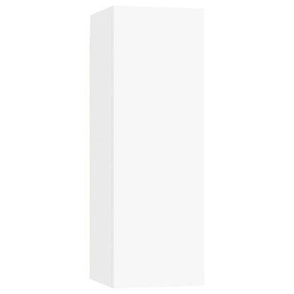 TV Cabinets 2 pcs White 30.5x30x90 cm Engineered Wood