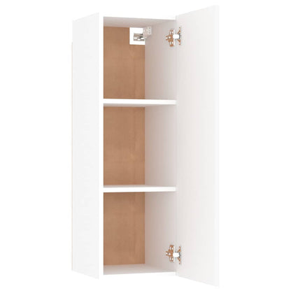 803345 vidaXL 2 Piece TV Cabinet Set White 30,5x30x90 cm Engineered Wood