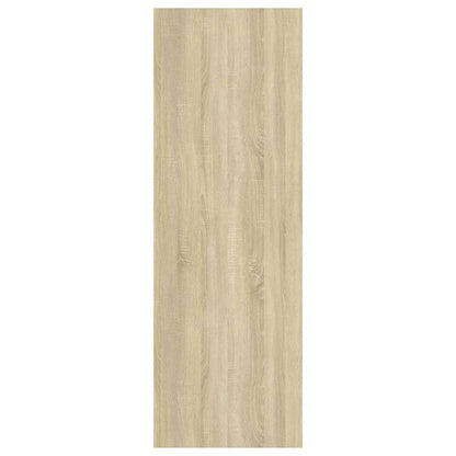 803351 vidaXL 2 Piece TV Cabinet Set Sonoma Oak 30,5x30x90 cm Engineered Wood