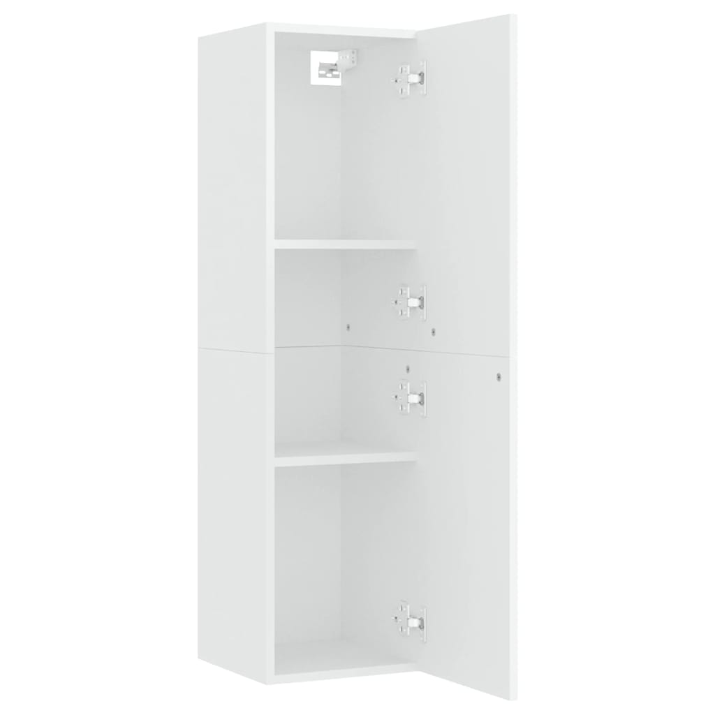 803362 vidaXL TV Cabinet White 30,5x30x110 cm Engineered Wood