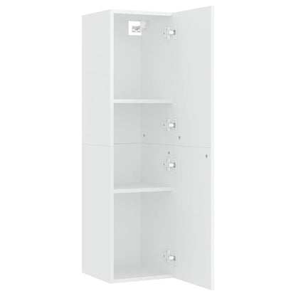 803362 vidaXL TV Cabinet White 30,5x30x110 cm Engineered Wood