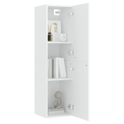 803362 vidaXL TV Cabinet White 30,5x30x110 cm Engineered Wood