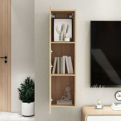 803368 vidaXL TV Cabinet Sonoma Oak 30,5x30x110 cm Engineered Wood