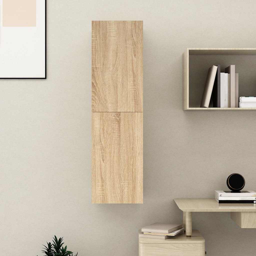 803368 vidaXL TV Cabinet Sonoma Oak 30,5x30x110 cm Engineered Wood