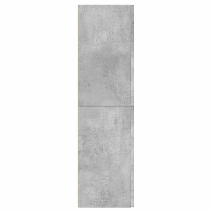 803370 vidaXL TV Cabinet Concrete Grey 30,5x30x110 cm Engineered Wood