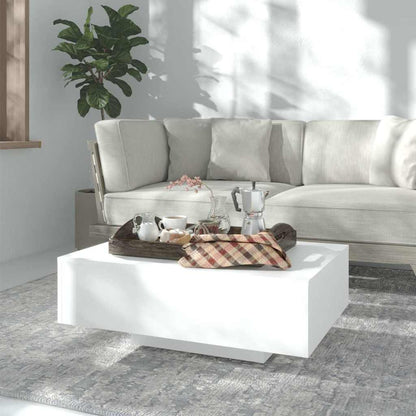 803380 vidaXL Coffee Table White 85x55x31 cm Engineered Wood