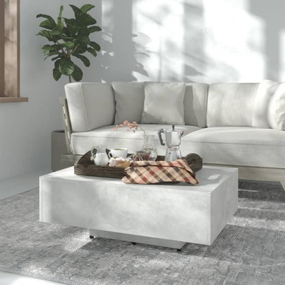 Coffee Table Concrete Grey 85x55x31 cm Engineered Wood