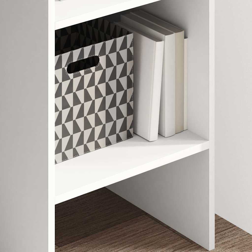 803398 vidaXL Book Cabinet White 40x35x180 cm Engineered Wood