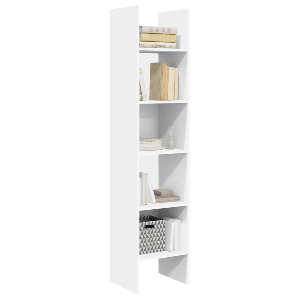 803398 vidaXL Book Cabinet White 40x35x180 cm Engineered Wood