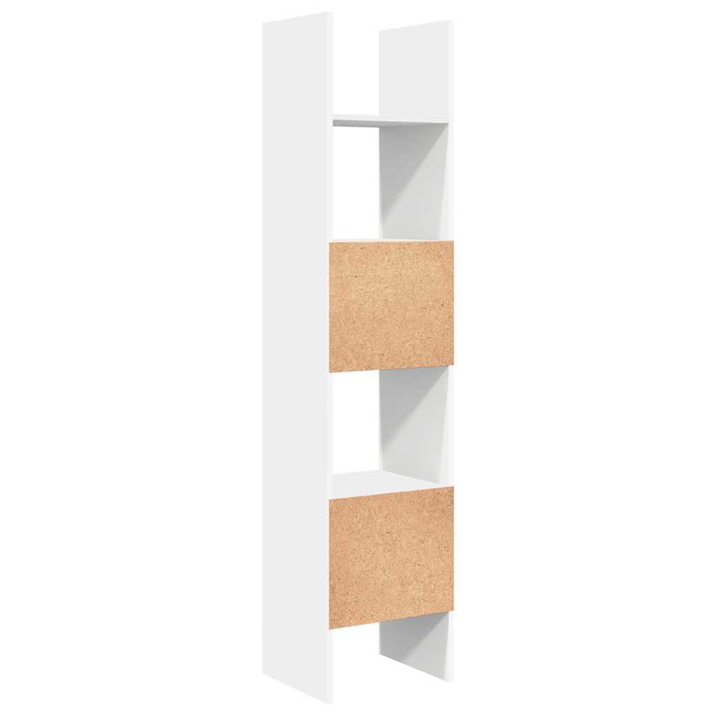 803398 vidaXL Book Cabinet White 40x35x180 cm Engineered Wood