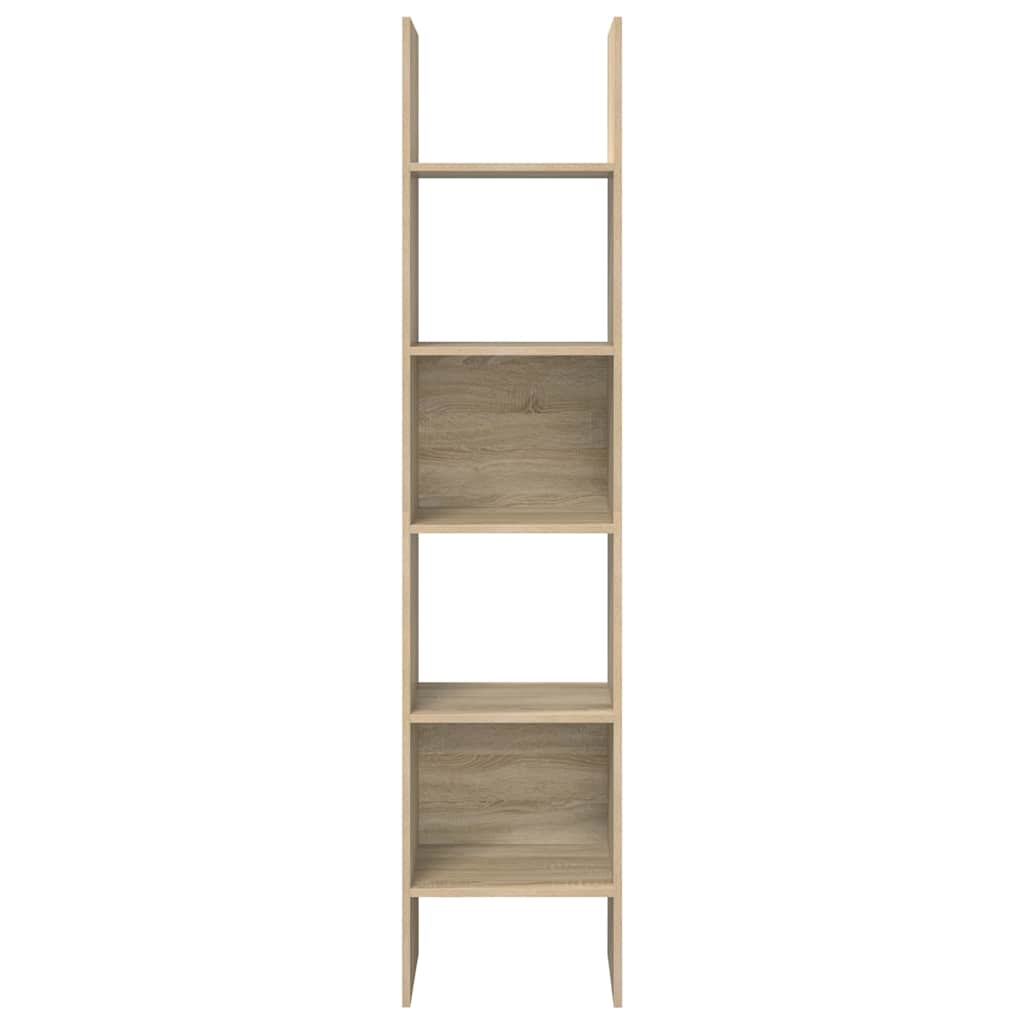803401 vidaXL Book Cabinet Sonoma Oak 40x35x180 cm Engineered Wood