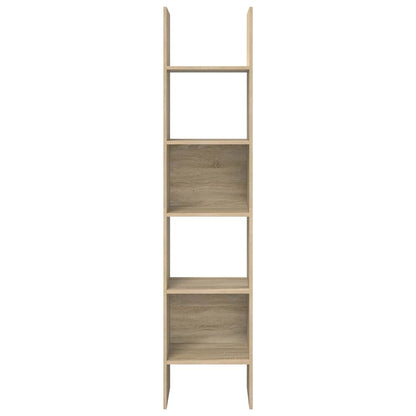 803401 vidaXL Book Cabinet Sonoma Oak 40x35x180 cm Engineered Wood