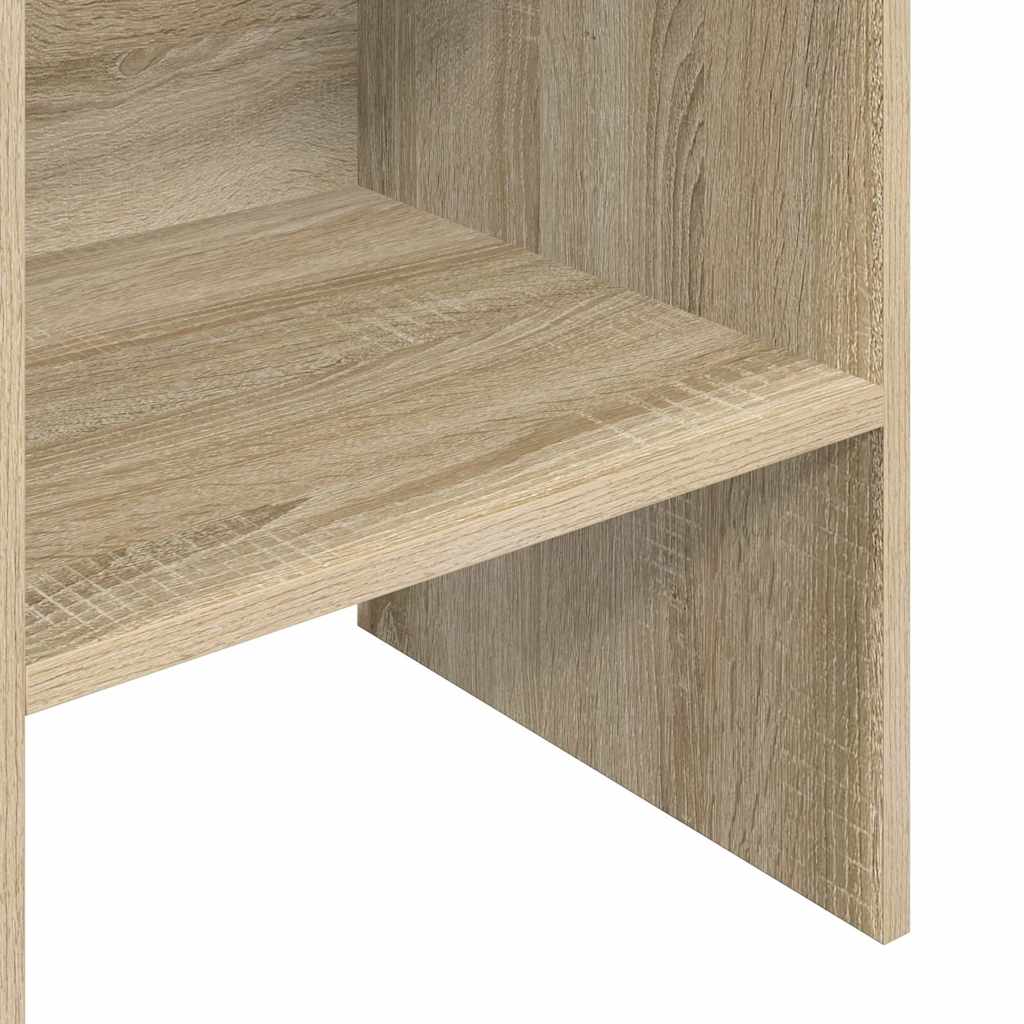 803401 vidaXL Book Cabinet Sonoma Oak 40x35x180 cm Engineered Wood