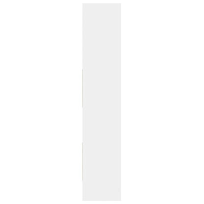 Book Cabinet White 60x35x180 cm Engineered Wood