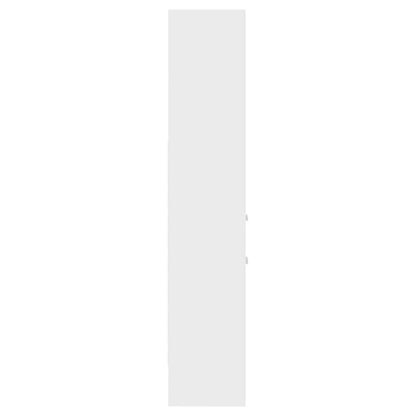Book Cabinet White 40x35x180 cm Engineered Wood