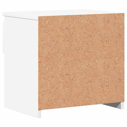 Bedside Cabinets 2 pcs White 40x30x39 cm Engineered Wood