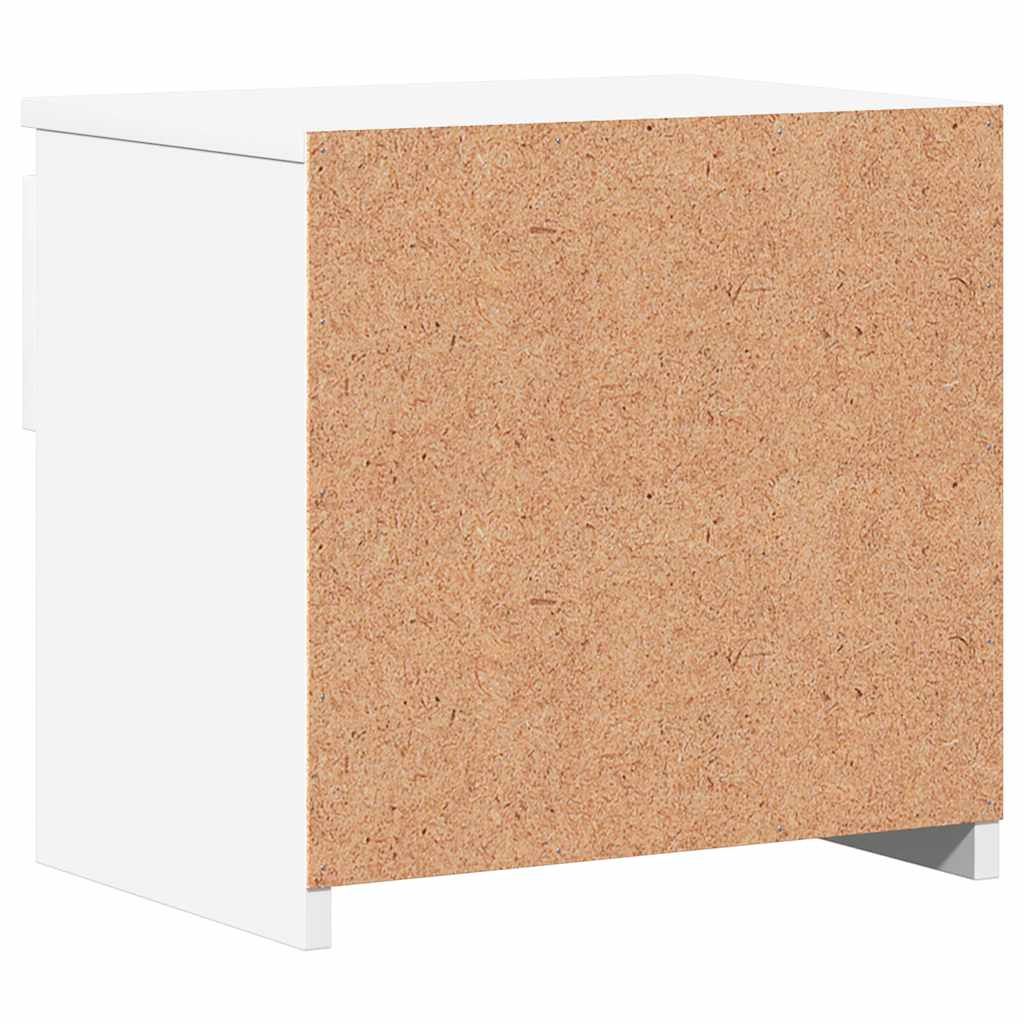 803444 vidaXL Bedside Cabinets 2 pcs White 40x30x39 cm Engineered Wood