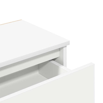 803444 vidaXL Bedside Cabinets 2 pcs White 40x30x39 cm Engineered Wood