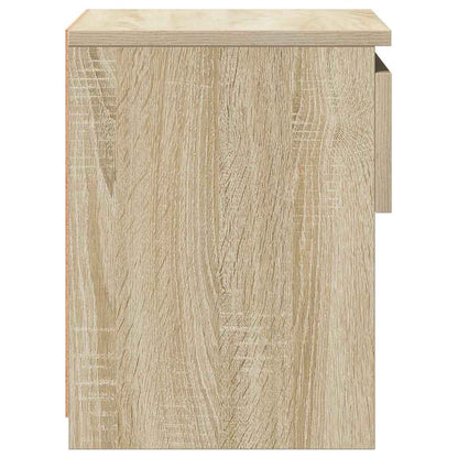 803449 vidaXL Bedside Cabinet Sonoma Oak 40x30x39 cm Engineered Wood