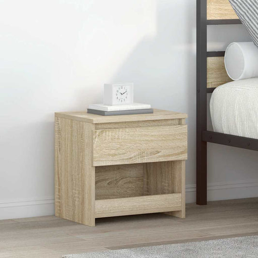 Bedside Cabinet Sonoma Oak 40x30x39 cm Engineered Wood