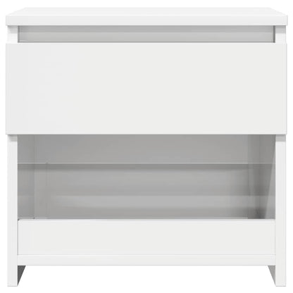 Bedside Cabinet | High gloss white | Engineered wood | Medium