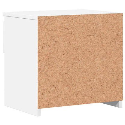 Bedside Cabinet | High gloss white | Engineered wood | Medium