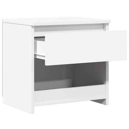 Bedside Cabinet | High gloss white | Engineered wood | Medium