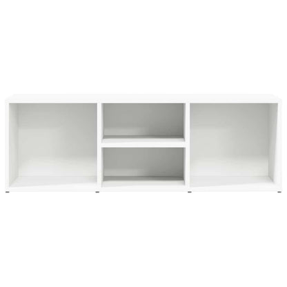 Shoe Storage Bench White 105x35x35 cm Engineered Wood