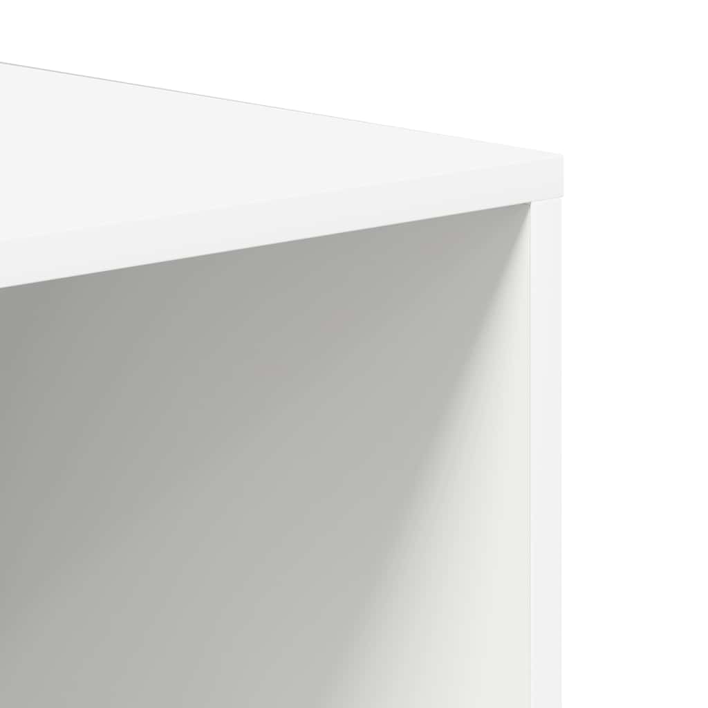 Shoe Storage Bench White 105x35x35 cm Engineered Wood