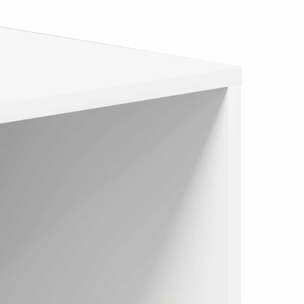 Shoe Storage Bench White 102x35x35 cm Engineered Wood