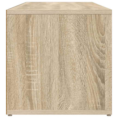 Shoe Storage Bench | Sonoma Oak | Engineered Wood | 105x35x35 cm