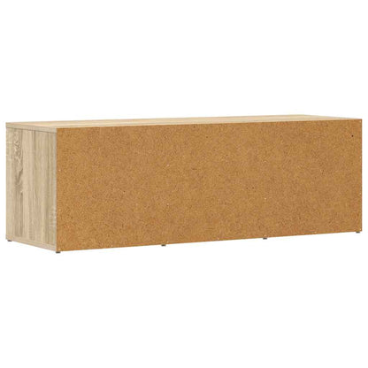 Shoe Storage Bench | Sonoma Oak | Engineered Wood | 105x35x35 cm