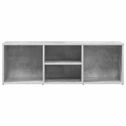 Shoe Storage Bench Concrete Grey 105x35x35 cm Engineered Wood