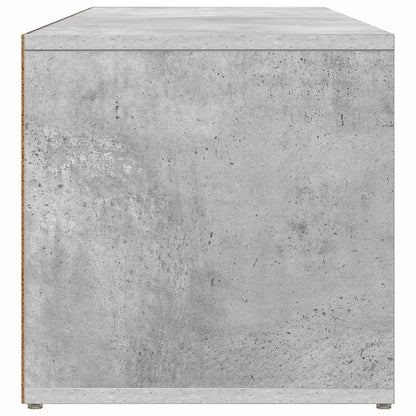 Shoe Storage Bench | Concrete Grey | Engineered Wood | Medium