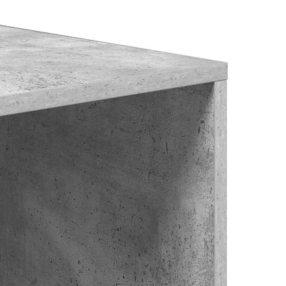 Shoe Storage Bench Concrete Grey 105x35x35 cm Engineered Wood