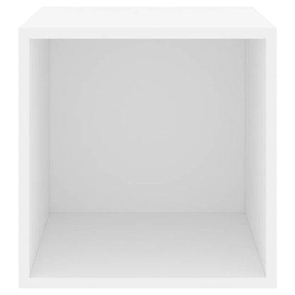805446 vidaXL Wall Cabinets 4 pcs White 37x37x37 cm Engineered Wood