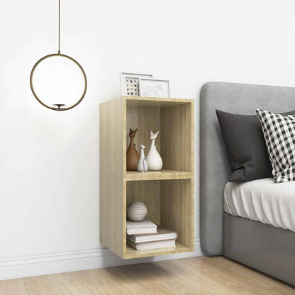 805454 vidaXL Wall Cabinets 2 pcs Sonoma Oak 37x37x37 cm Engineered Wood