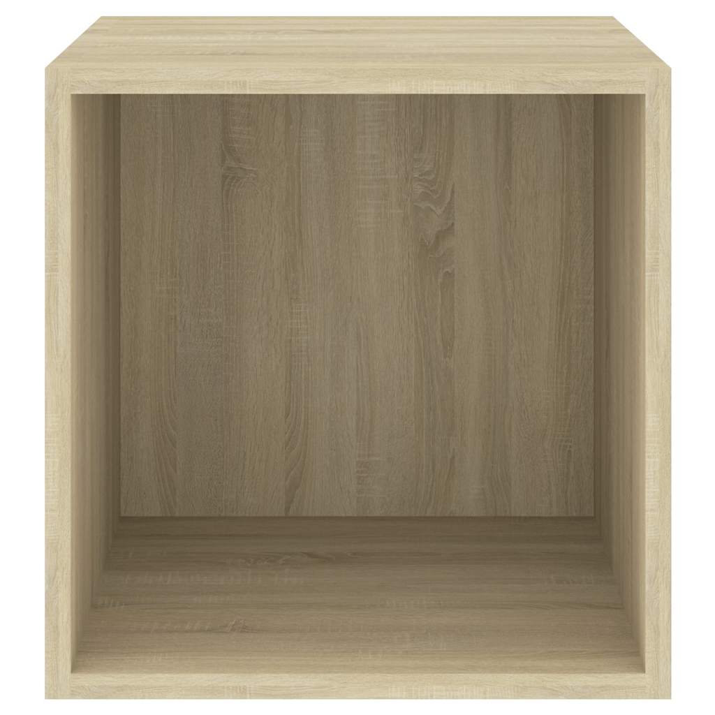 805455 vidaXL Wall Cabinets 4 pcs Sonoma Oak 37x37x37 cm Engineered Wood