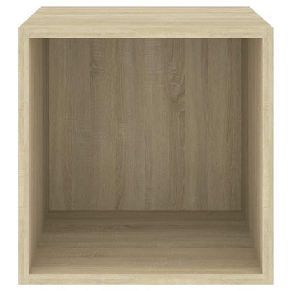 805455 vidaXL Wall Cabinets 4 pcs Sonoma Oak 37x37x37 cm Engineered Wood