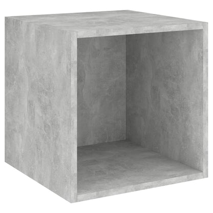 Wall Cabinet Concrete Grey 37x37x37 cm Engineered Wood