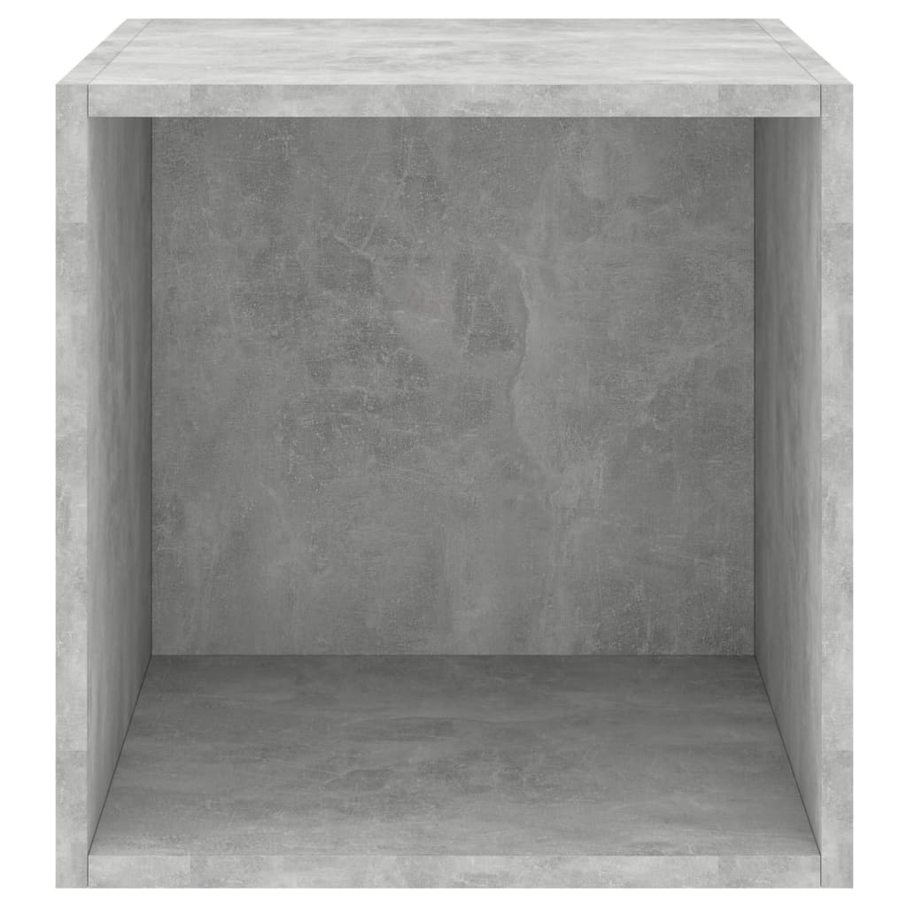 Wall Cabinet Concrete Grey 37x37x37 cm Engineered Wood