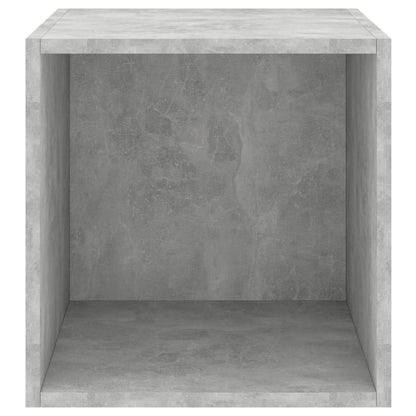 Wall Cabinets 2 pcs Concrete Grey 37x37x37 cm Engineered Wood