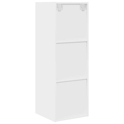 805480 vidaXL Wall-mounted TV Cabinet White 37x37x107 cm Engineered Wood
