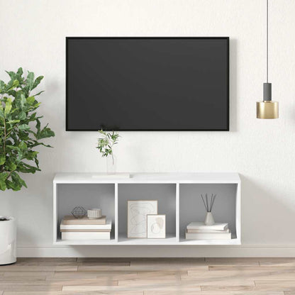 805480 vidaXL Wall-mounted TV Cabinet White 37x37x107 cm Engineered Wood