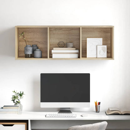 Wall-mounted TV Cabinet Sonoma Oak 37x37x107 cm Engineered Wood