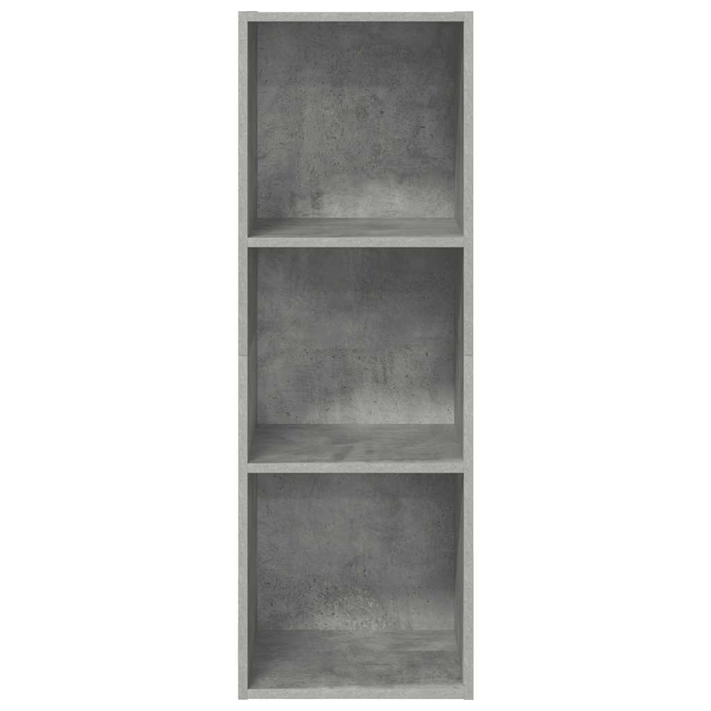 Wall-mounted TV Cabinet Concrete Grey 37x37x107 cm Engineered Wood